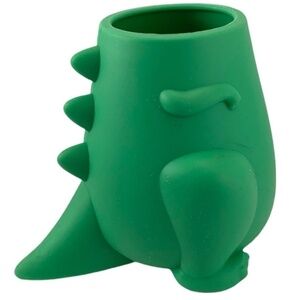 Dino Dinosaur Kids Toothbrush Holder Multi Purpose Dinosaur Storage Green